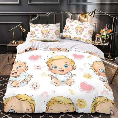 Housse de couette microfibre respirante et anti-tache bébé - 2