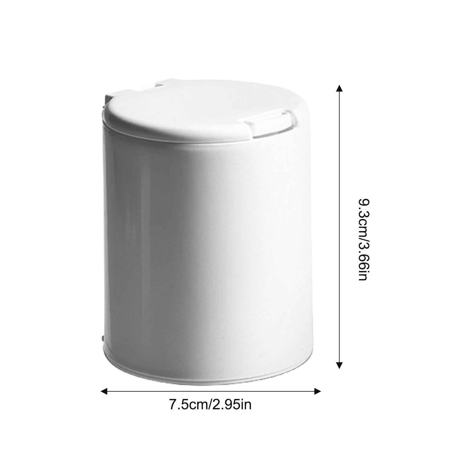 FemKey Porta Cotton Fioc, Scatola di Bastoncini di Cotone con Coperchio Dispenser Porta Cotton Fioc, Contenitore per Cotton Fioc per Bagno, Tavolo da Toeletta, Sala da Pranzo