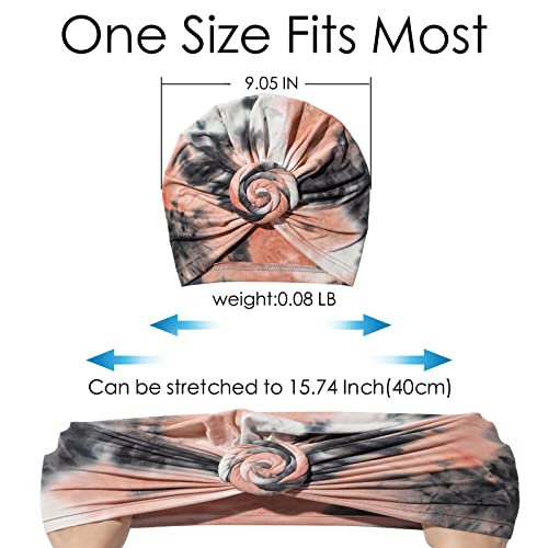 Image of KYNARI Turban Head Wraps for Women, Pretied Stretch Bonnet Hair Wrap