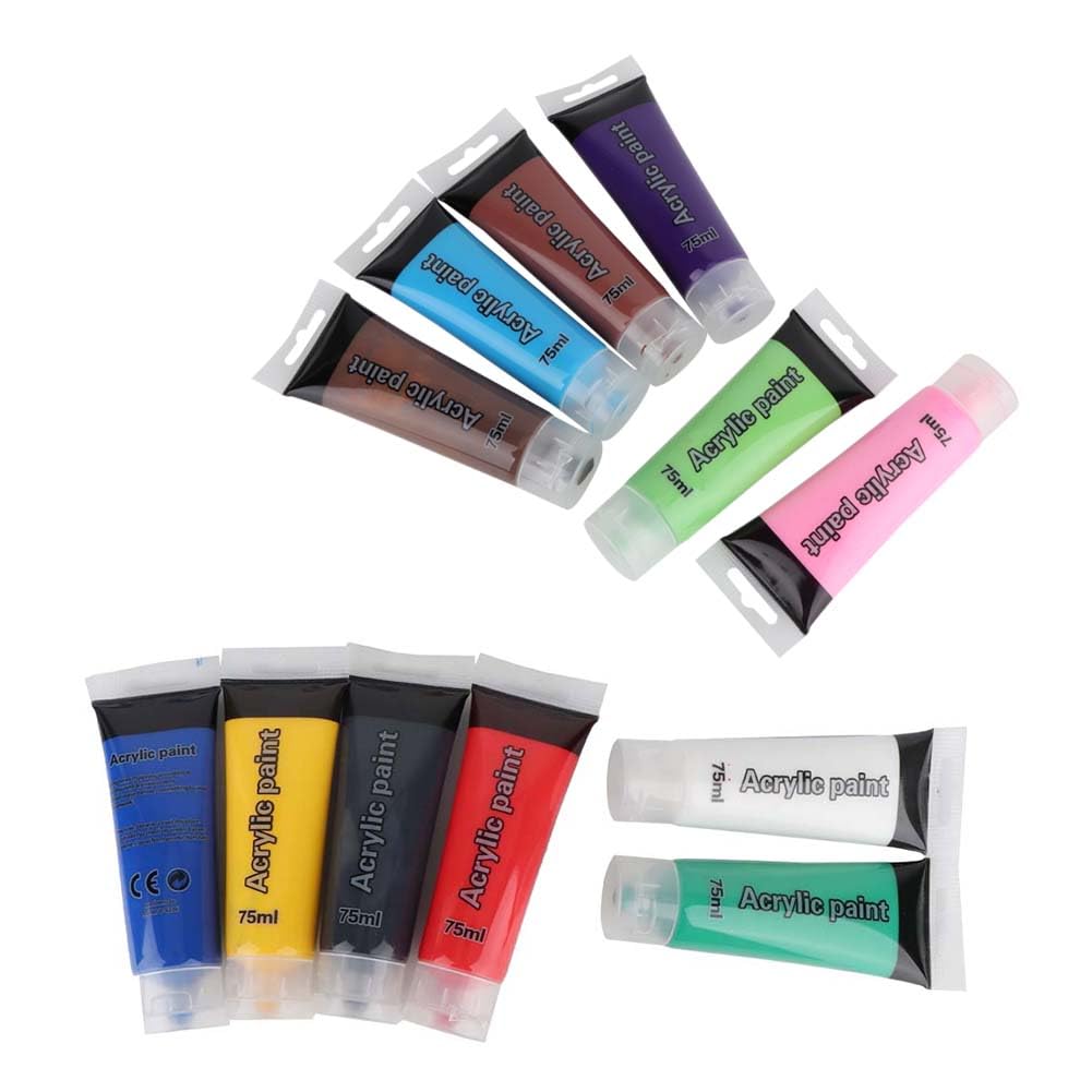 12-Farben-Röhrenfarben-Acrylfarben-Set zum Malen von Künstlerbedarf