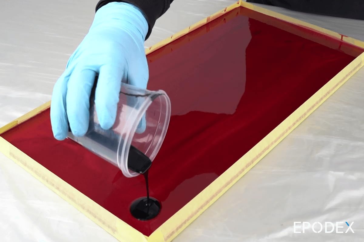 EPODEX Resina Epossidica per pavimenti interni | Rivestimento in resina per garage, design floor e altro | Finitura effetto pietra, marmo o granito | Kit colata per cemento, massetto, legno e altro