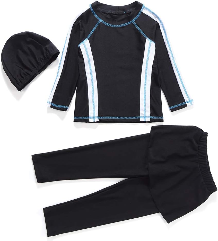 Muslim Swimwear Kids Islamic Modest Swimming Costumes Full Cover UV Parent-Child Swimsuit