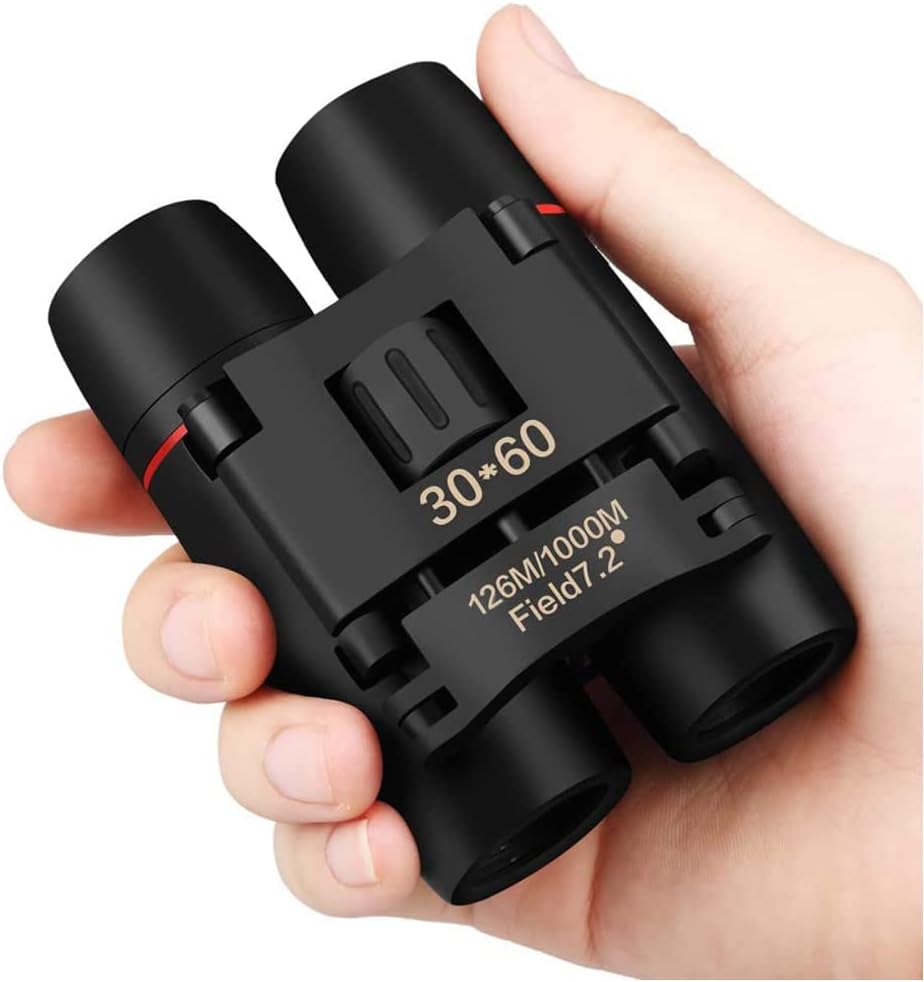 30x60 Binoculars for Adults Compact, Mini Binoculars for Adults Kids Bird Watching Hiking Wildlife Hunting Portable Pocket Size Fogproof Waterproof Binoculars Telescope for Travelling