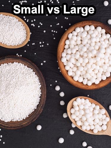 Tapioca Pearls, Tapioca Balls, White Tapioca Pearls For Boba Tea, 14 oz (Large)