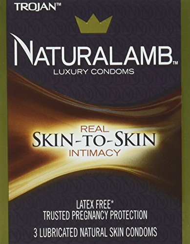 Trojan Naturalamb (3 Lubricated Natural Skin Condoms)