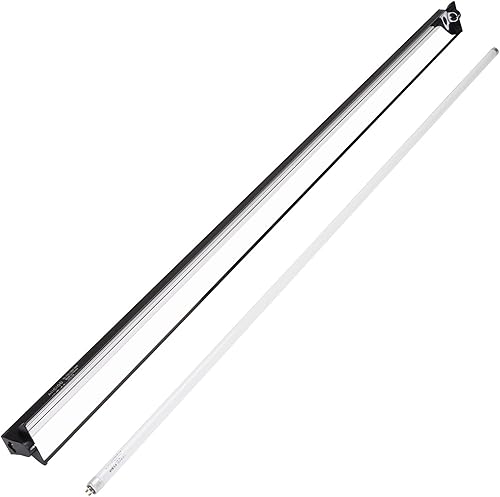 Miniatura 14 de Aiicioo Kit combinado de iluminación T5 UVB – Lámpara de campana de terrario Desert 10.0 y bombilla T5 HO UVB de alto rendimiento para reptiles