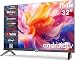 Produktbild TuTu Smart TV 32 Zoll (80cm) LED HD Fernseher Android TV mit WLAN, Triple Tuner (DVB-T/T2, DVB-C, DVB-S/S2), Bluetooth, HDMI, USB