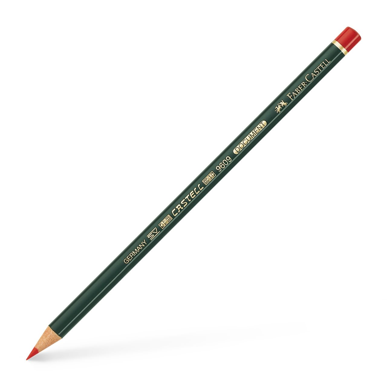 Faber-CastellMiscellaneous Castell Document 9609 Indelible Pencil, Red, , For Art, Craft, Drawing, Sketching, Home, School, University, Colouring