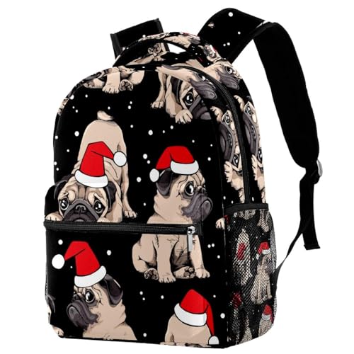 Sac à dos d'école bouledogue multicolore ado fille garçon et voyage
