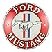 Produktbild Nostalgic-Art Retro Blechschild, Ø 35 cm, Ford Mustang  3 Stripes Red  Geschenk-Idee für Ford-Zubehör Fans, Original Lizenzprodukt (OLP), aus Metall, Vintage Design, Blechschilder Sprüche