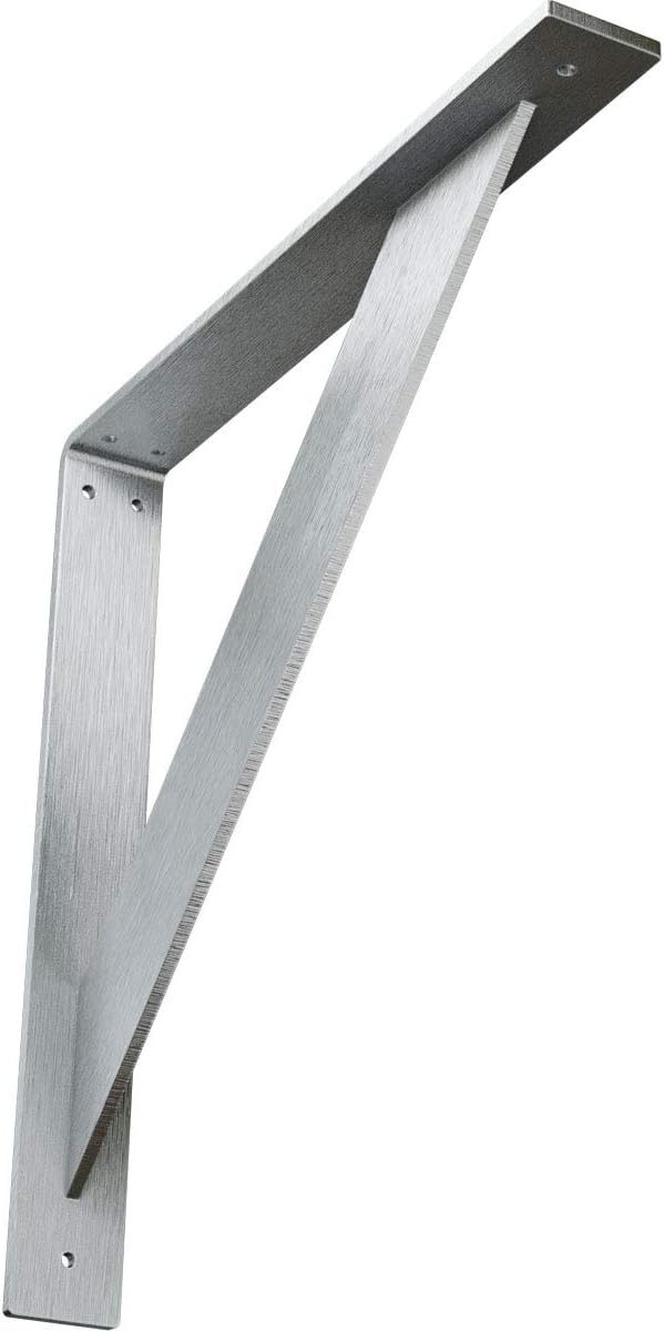 Ekena Millwork BKTM02X16X16TRCRS 2-Inch W x 16-Inch D x 16-Inch H Traditional Bracket, Steel