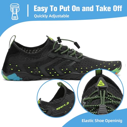 Mishansha Water Shoes for Women Men Barefoot Beach Shoe Quick Dry Aqua Swim Socks for Surfing Yoga Size 4.5-15 Women/3-13.5 Men - Image 7
