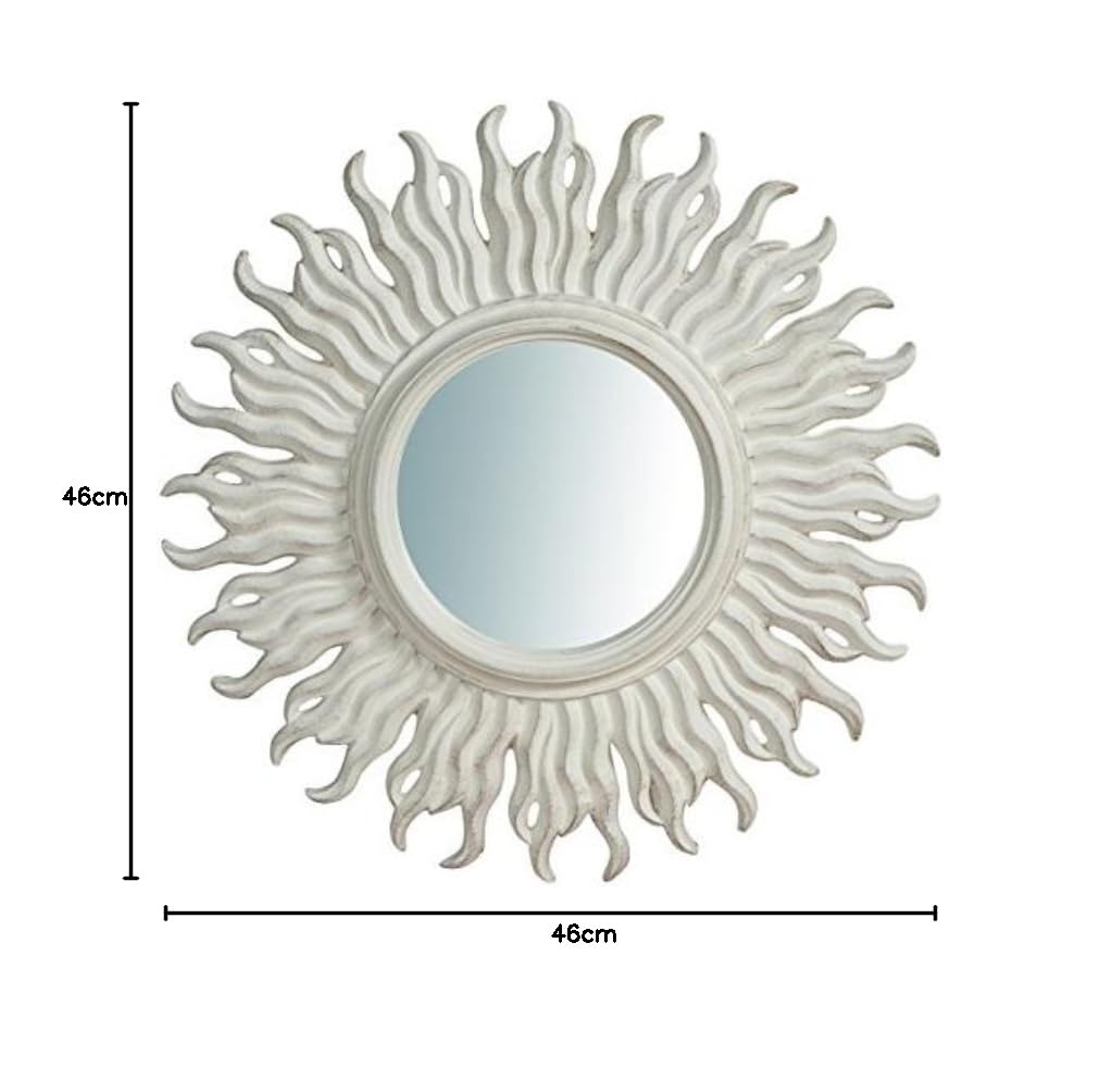 Biscottini Specchio Ingresso Cornice Barocco 46x46 cm Made in Italy | Specchi Decorativi da Parete | Specchio Barocco | Specchio Antico