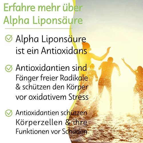 Alpha-Liponsäure Healthy Origins – Vegane Kapseln mit 600 mg Alpha-Liponsäure