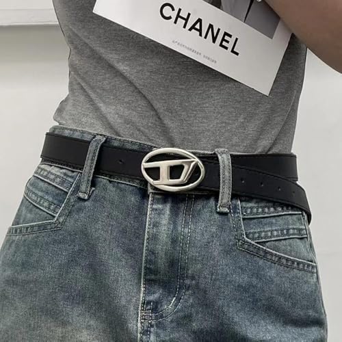 Punk Rock Style Belt - D-Ring Gothic Leather Belt with Metal Snap Buckle for Women4