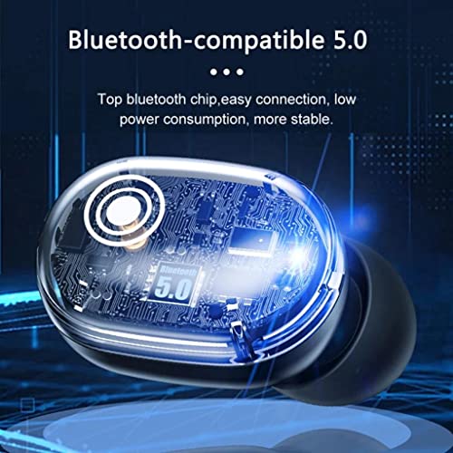 Image of Enakshi Single Bluetooth 5.0 Wireless Earbud with Mic | Lightweight Mini Earphone Headset for Sport & Sleeping | Comfortable Noise Cancelling Headphone Black