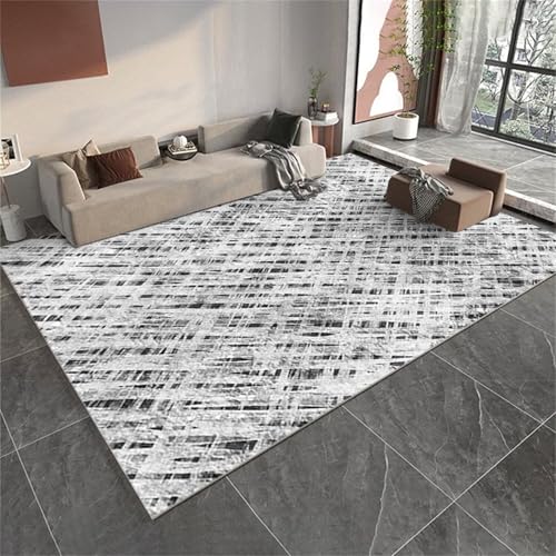 SUNYRDSM Jarapas para Sofas Alfombra para Casa Diseño Moderno y Simple, Material de Terciopelo de Cristal Antideslizante, Adecuado para una decoración cálida. 120X180CM