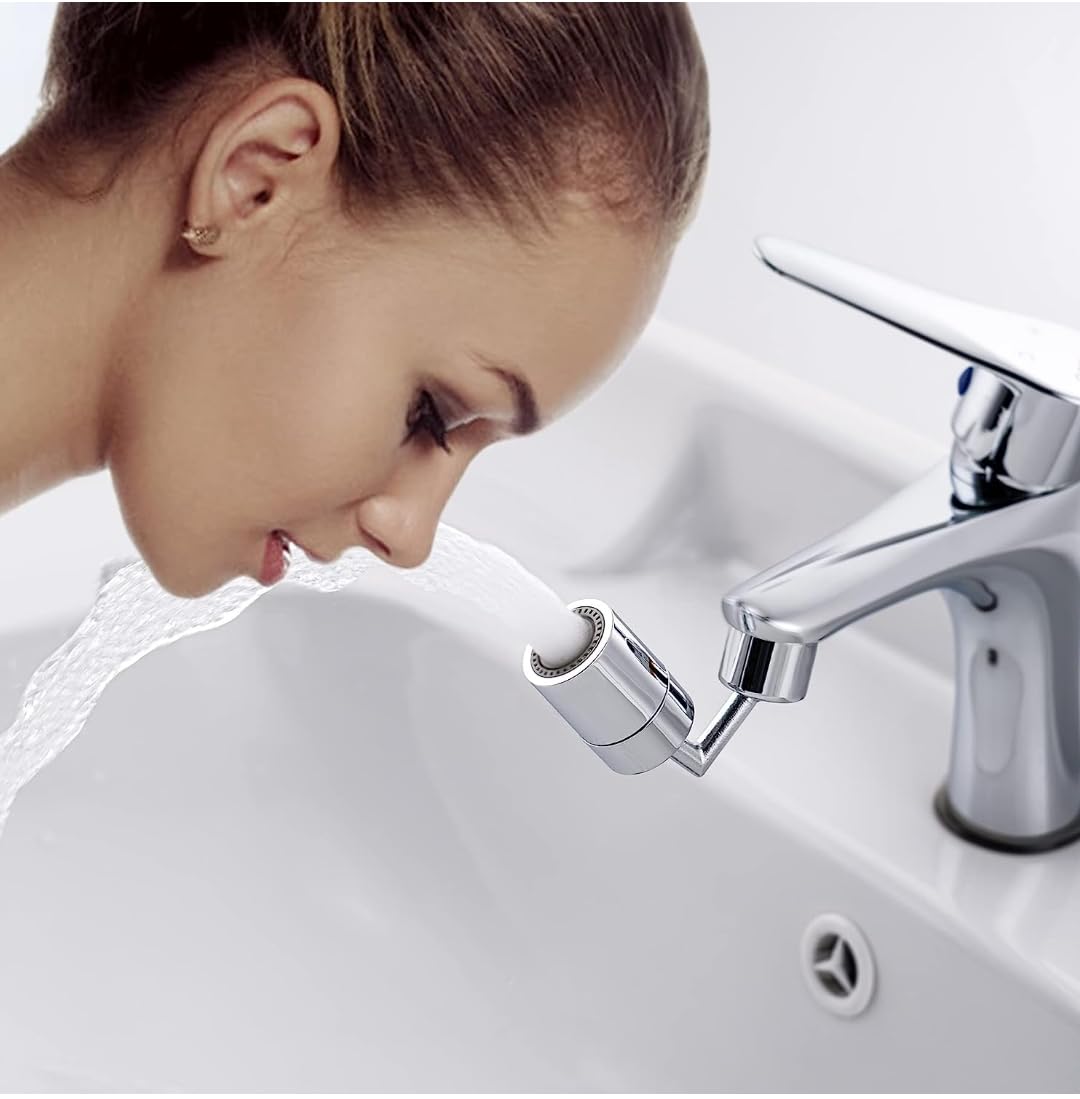 Faucet for Kitchen Sink, Universal Rotating Faucet Extender 720° Large-Angle Rotating Robotic Faucet for wash Basin (B0CJYD8C7Q) Amazon Price History, Amazon Price Tracker