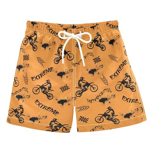 Boy Swim Trunks Quick Dry Swimsuit Bathing Suits Beach Board Shorts with Mesh Lining 8-16Years