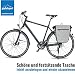 gipfelsport Fahrradtasche für Gepäckträger - Gepäckträgertasche I Fahrradtaschen, Satteltaschen mit 21l Volumen I wasserdicht, reflektierend, grau