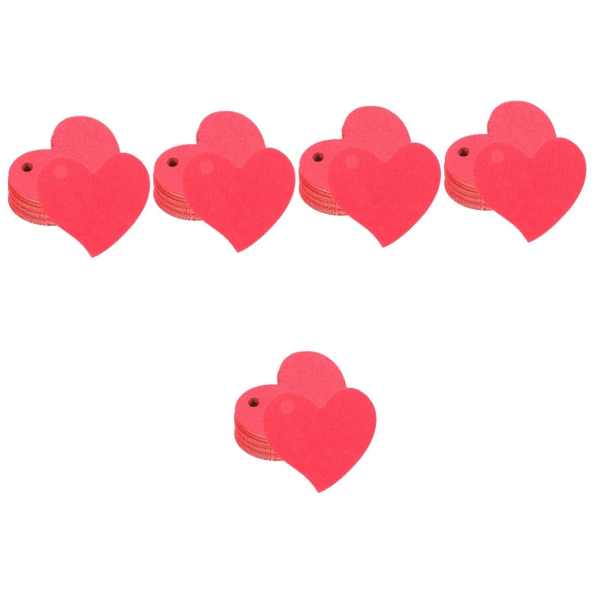 Healeved 250stücke Herzförmige Aus Kraftpapier Leere Etiketten Für Valentinstag Hochzeiten -projekte Und Dekorationen Langlebig Und Vielseitig Einsetzbar