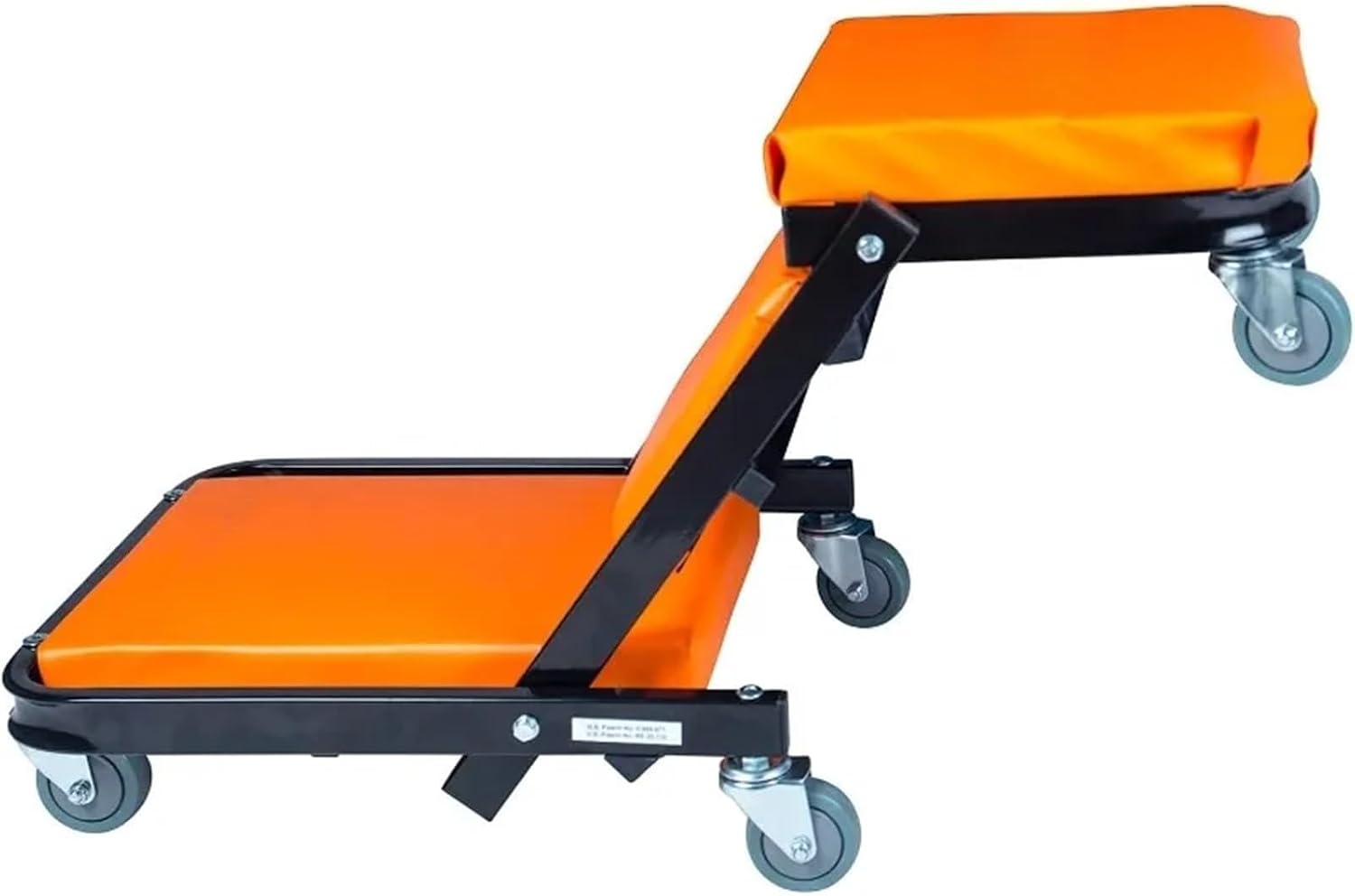 Garage Shop Creepers Foldable Z Creeper - 2-in-1 Rolling Folding Car & Seat 40" Adjustable Roller Garage Chair Lay Down or Sit