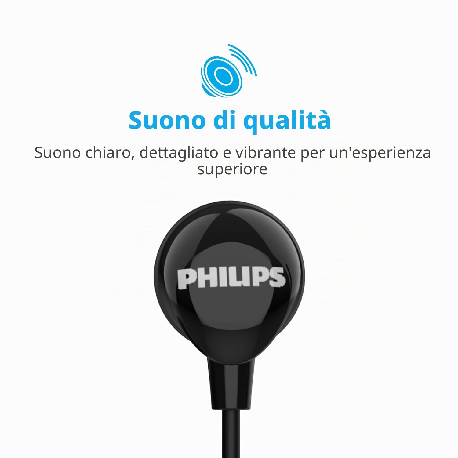 Philips TAE2146BK/00 Auriculares Intrauditivos con Cable y Micrófono Integrado USB-C Negros