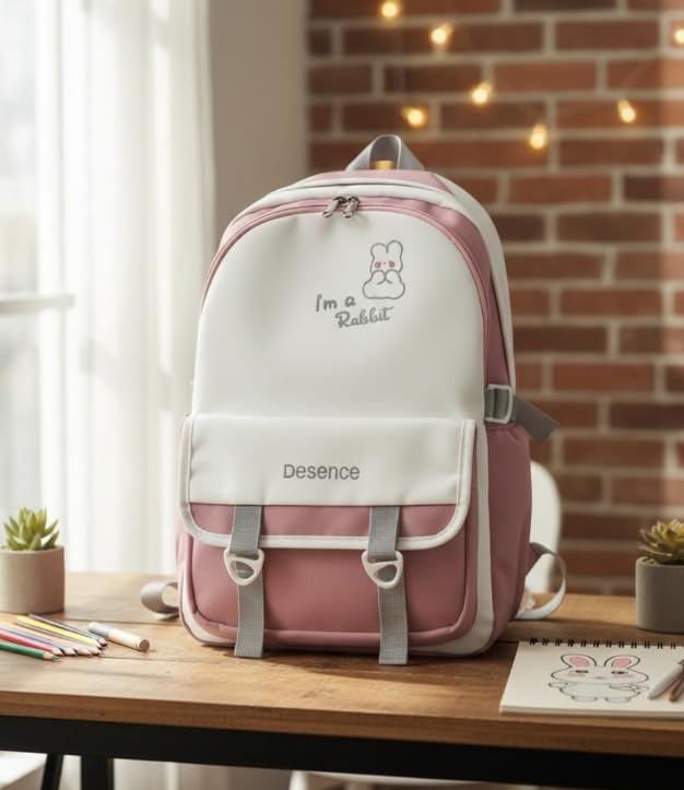Image of LIFTOFF Premium Korean Aesthetic Laptop Backpack for Girls | Trendy Cute Office, College & Travel Bag | Lightweight & Stylish