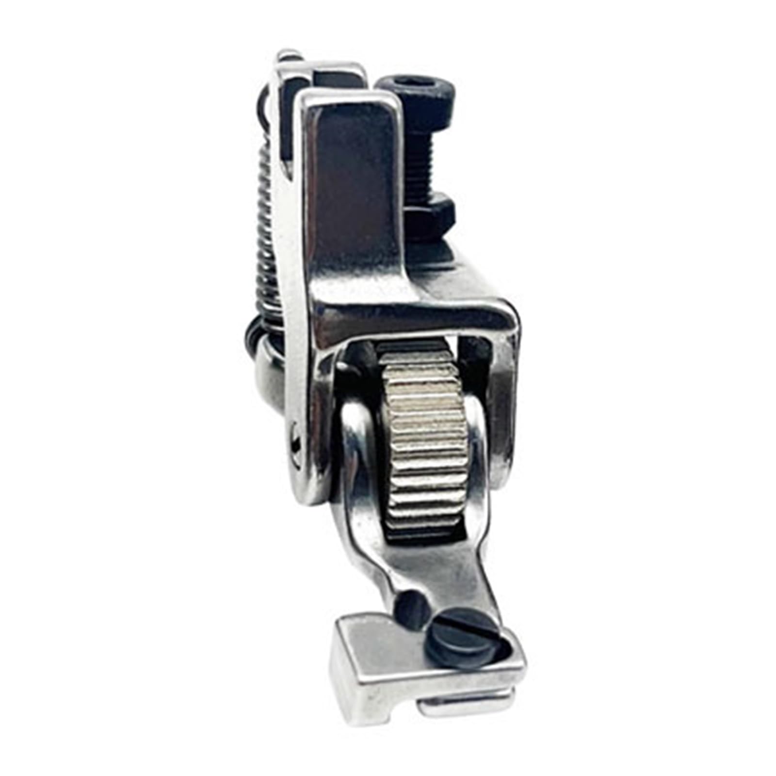 Professional Invisible Zippers Presser Foot Attachment for Flatbed Sewing Machine Adjustable Steel Roller Sewing Machine