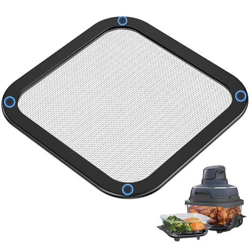 Protection Anti-Éclaboussures en Acier Inoxydable, Couvercle Anti Projection à Mailles Fines Grille Anti Projection Accessoire Réutilisable compatible avec Ninja FN101GY