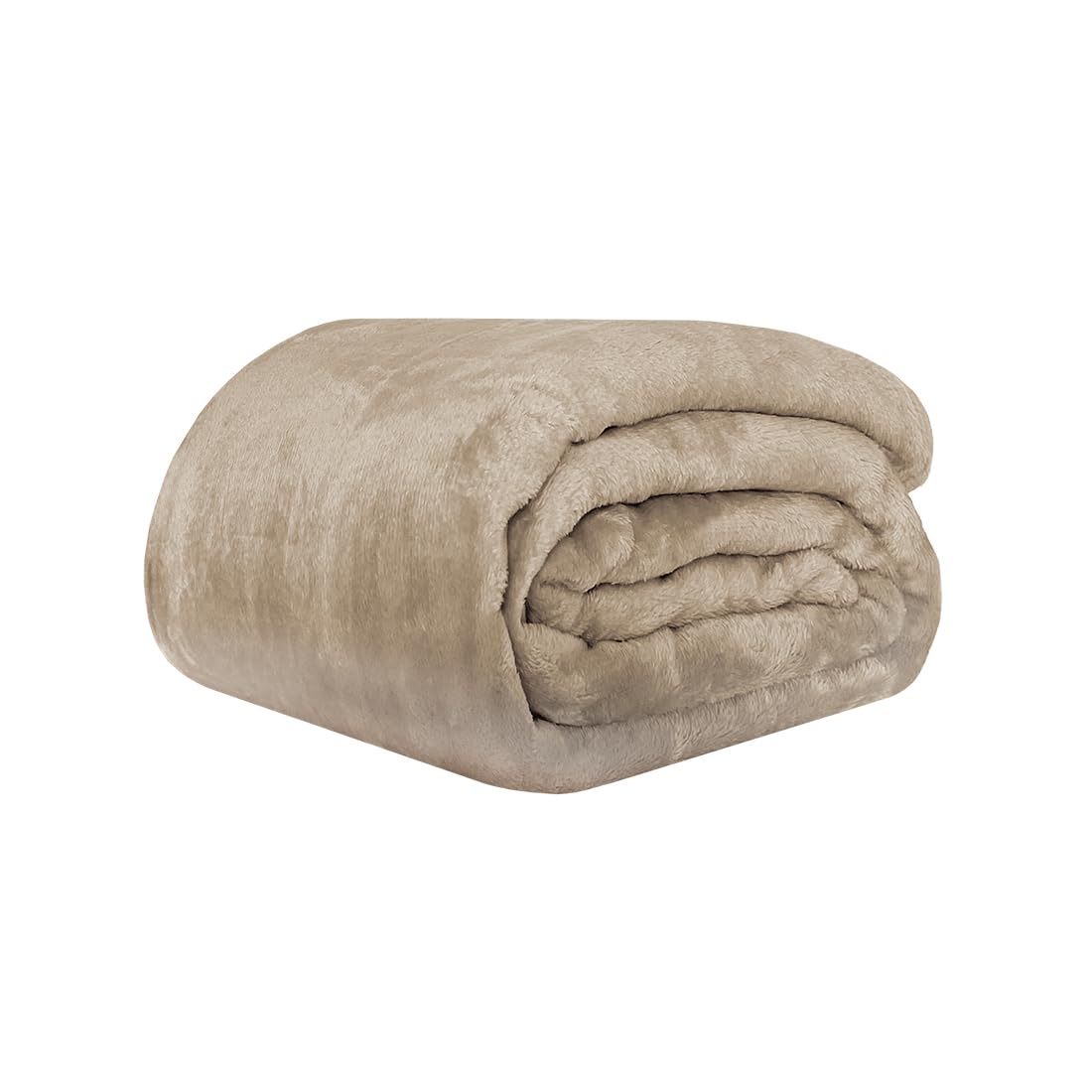 Acomoda Textil – Manta de Terciopelo Extra Suave, Cálida y Cómoda Ideal para Cama, Sofá Sillón y Viaje. Mantita Lisa de Coralina Ligera, Transpirable para Invierno. (Marrón, 180x220 cm)