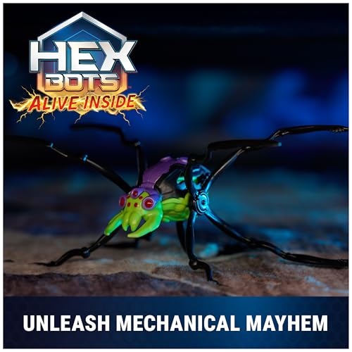 HEX Bots Skitter Bot Spider, Robotic Kids Toys with Insect-Like Movement for Indoor/Outdoor Play, Robot Toys for Boys & Girls Ages 4 & Up, Green by HEX BOTS - Image 7
