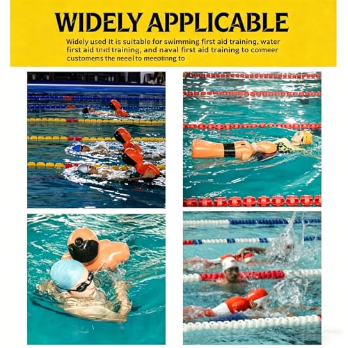 Muñeco de entrenamiento para rescate acuático en piscina miniatura 7