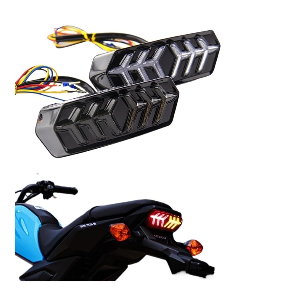 Moto Luci Arresto Freno Indicatori Di Direzione A LED Per Fanali Posteriori Per Motociclette, Luce Freno Posteriore, Luce Stop Per 2020 GROM MSX125/SF CBR650F CTX700 CTX700N