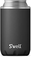 Vista 6 de S'well Enfriador de bebidas de acero inoxidable, se adapta a latas y botellas de 12 onzas, punto de partido, recipiente aislado al vacío de triple