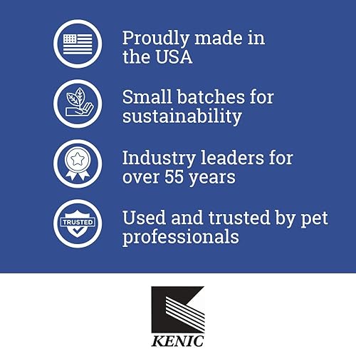 Miniatura 7 de Kenic Edición especial Botanical Blend Lustre Coat Champú para perros para cabello y pelaje oscuro y rojo, brillo extremo y rico en humedad,