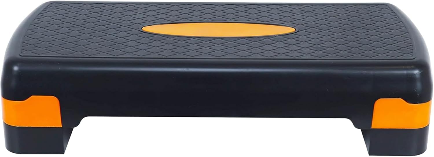 Steppbrett Fitness Aerobic Stepper Höhenverstellbar Step Bench Mit Stufen. Rutschfestes Trainingsgerät Für Büro Und Zuhause. Trainingsgeräte Für Zuhause
