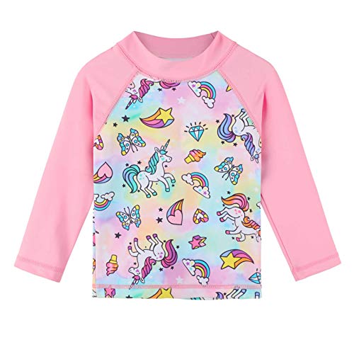 Image of XFGIRLS Toddler Boys' 2-Piece Short Sleeve Swimsuit Trunk and Rashguard