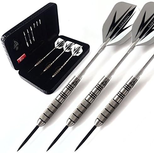 CUESOUL 30 Grams Tungsten Steel Tip Darts Set 95% Tungsten with Luxury Case