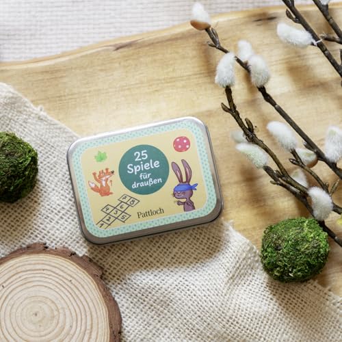 25 Spiele für draußen: Beschäftigungsideen für Kinder ab 5 Jahren und draußen spielbar ohne großen Aufwand mit Naturmaterialien