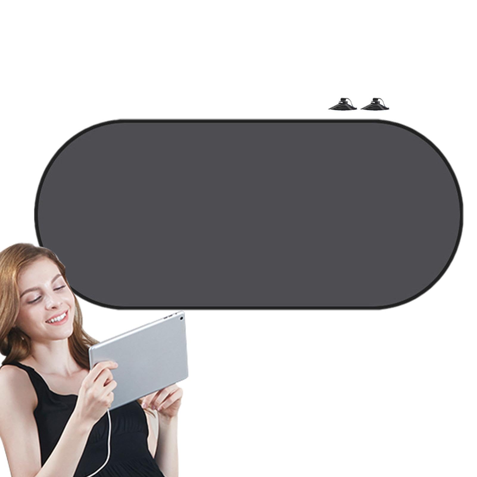 Mesh Sunshade Car - Cling Window,Car Side Window Sun Shade, Side Window Screens, Breathable Sun Shade Blocker for Family Privacy, Camping