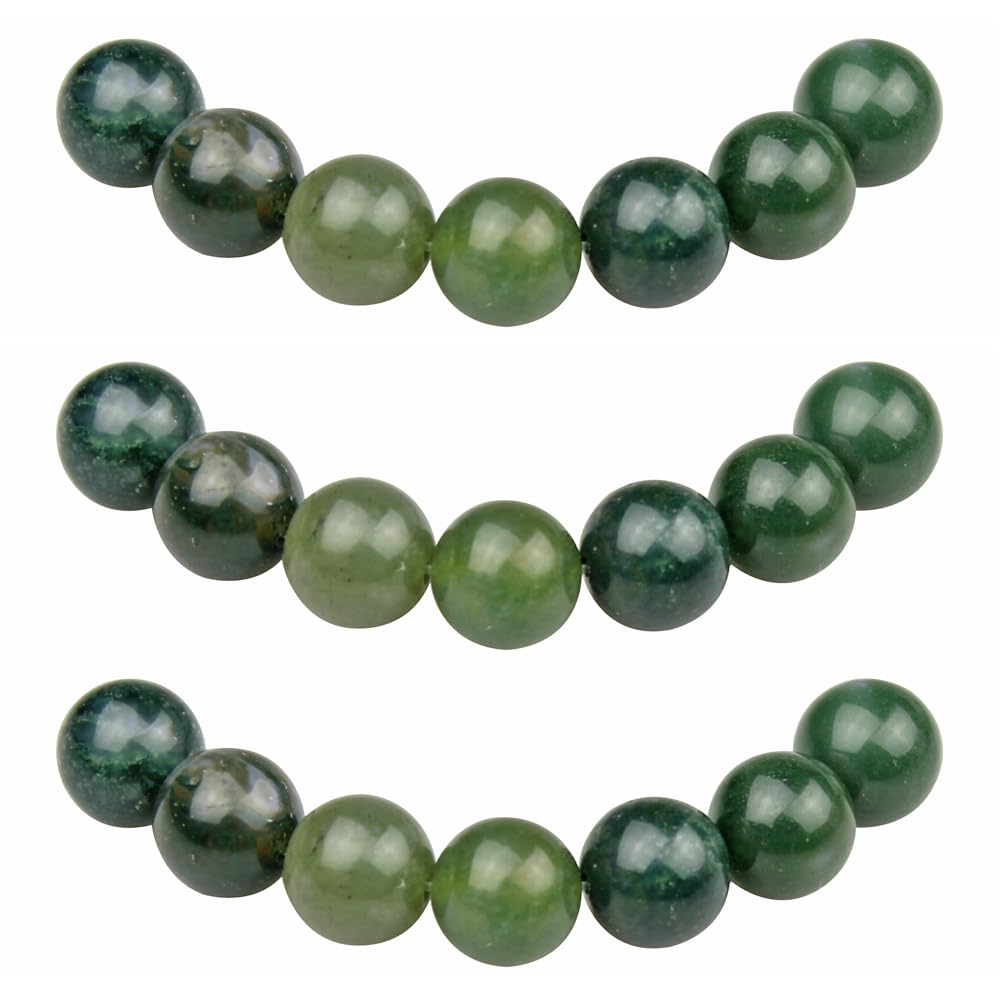 60 Perline Pietre Naturali - Turchese, Howlite, Quarzo Rosa - 6mm Per Bracciali E Collane