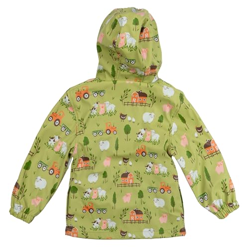 Image of Stephen Joseph, Boy Raincoat Waterproof Jacket Cotton Lined Hooded Outerwear for School Travel Sizes 2T-7 /8