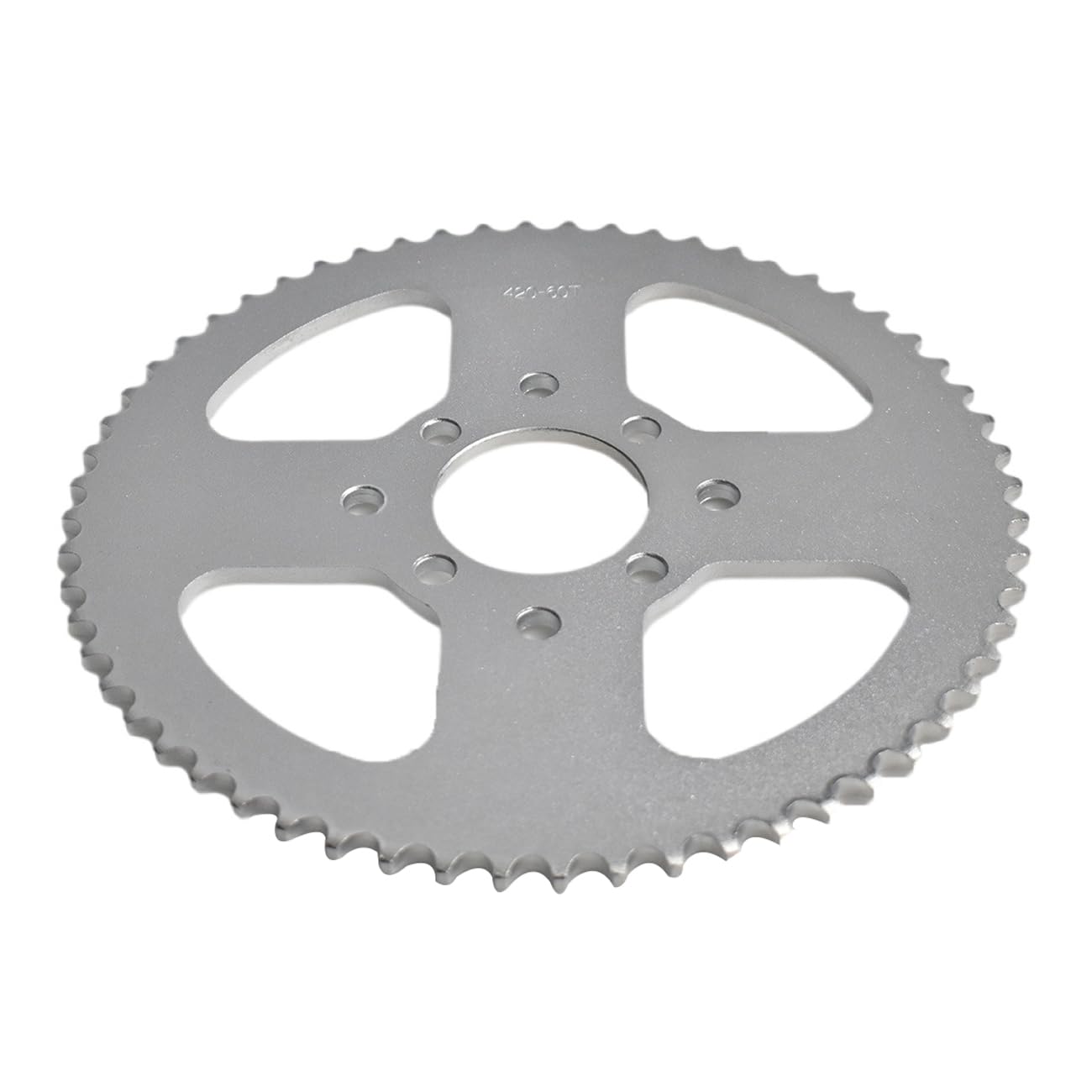 40/41/420 Chain 60 Tooth Steel Sprocket - Replacement Parts for Go-Kart, Mini Dirt Bikes, ATV, 4-Wheel Quad, Gas Power Karts, Pit Bike Accessories