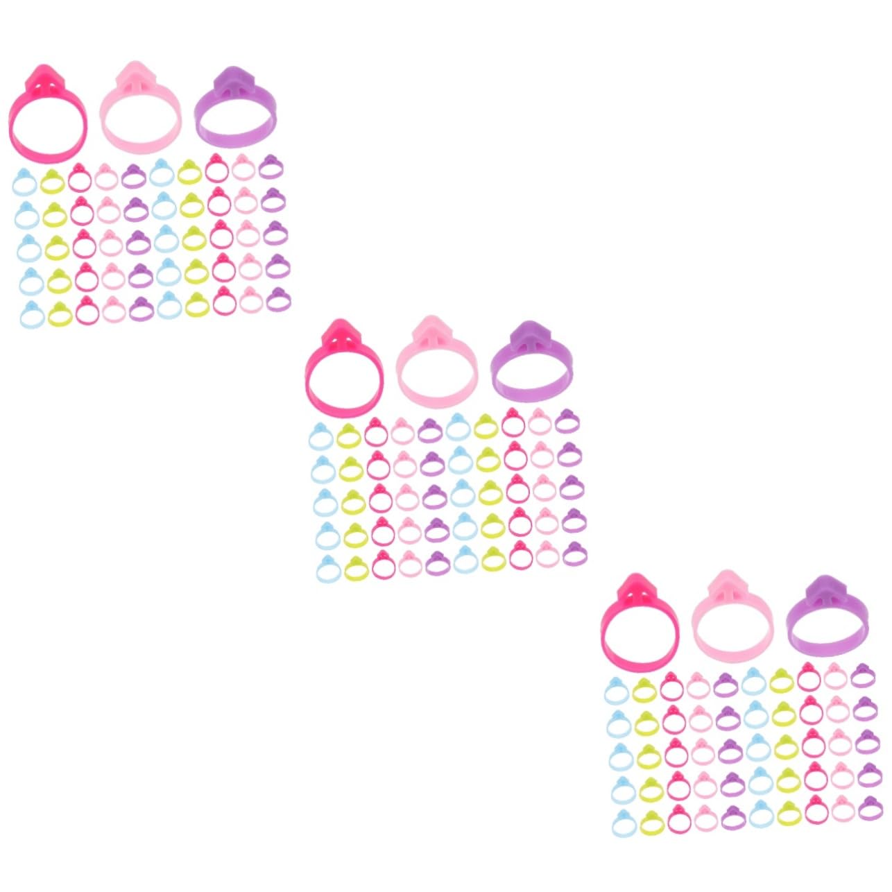 3 Series Clips De Bolsas De Repostería Plástico Accesorios Reutilizables Decoración De Pasteles Y Galletas Colores 100 Piezas*3