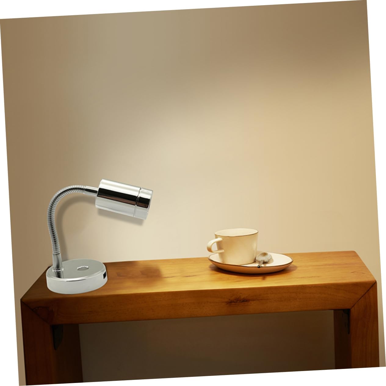 Veemoon Silver USB Rechargeable LED Reading Light for RV 10-30V Multifunctional Lamp with Touch Switch Practical Lighting Tool for Daily Use