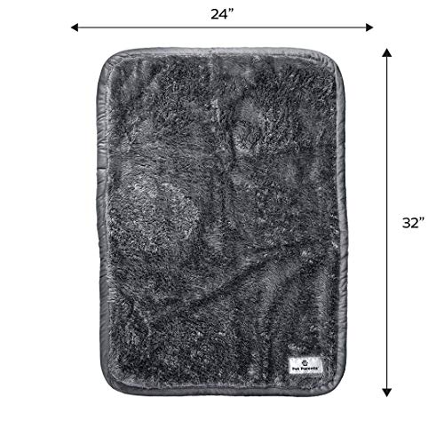Pet Parents Pawtect Blanket, Premium Waterproof Cat & Dog Blanket With Wickquick & Sherpup Technology, Puppy Blanket, Waterproof Dog Blanket, Blankets For Dogs, Cat Blanket Slate 24X32 #TOP1