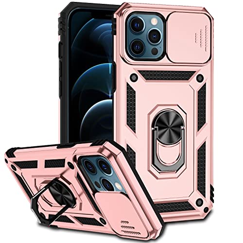 Coque iPhone 12 Pro Max avec protection caméra et béquille antichoc