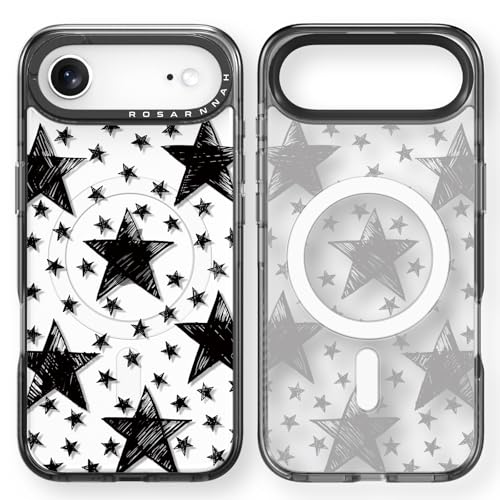 Coque iPhone 17 Air antichoc 2m Rosarnnah robuste et durable design mignon étoiles