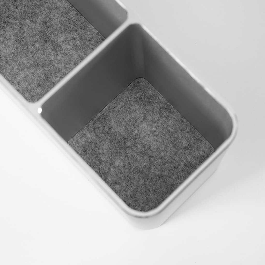 Stiftehalter Stifthalter Stifteköcher Stifthalter Metall Bleistifthalter for Schreibtisch, Aluminium Bleistift Cup Square Pen Pen Cup, Desktop Büroartikel School Stift Organizer Stiftköcher Schreibtis